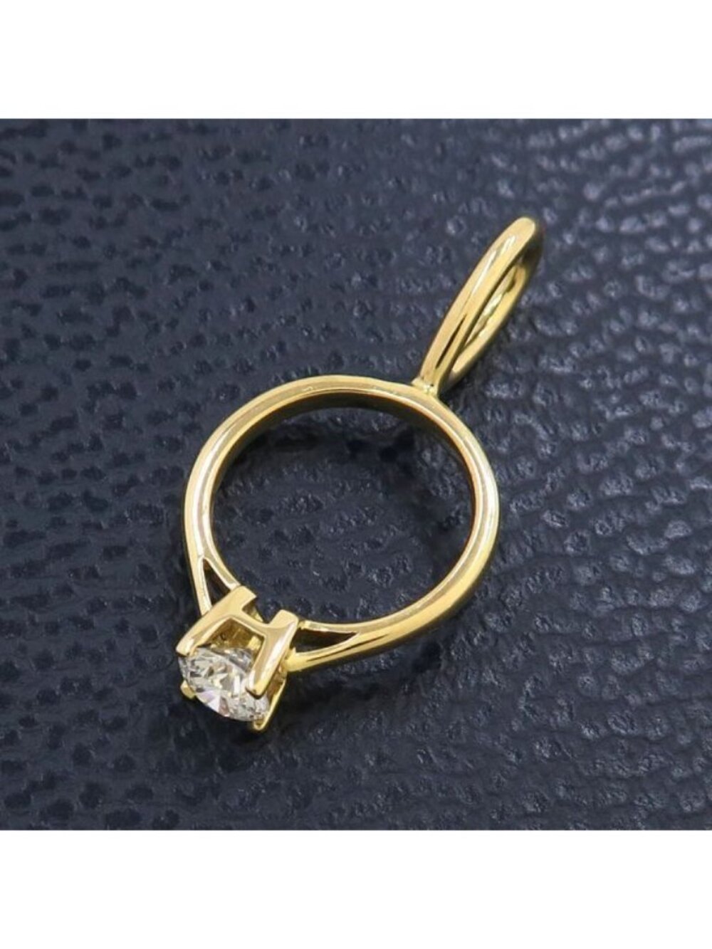 Harry Winston HW Diamond Ring Charm